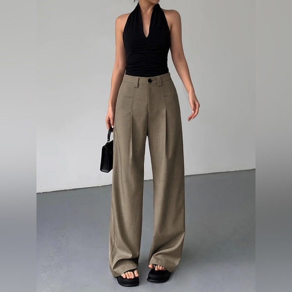 NWT Commense Divine Pleat Wide Leg Dress Pants - Picture 3 of 3